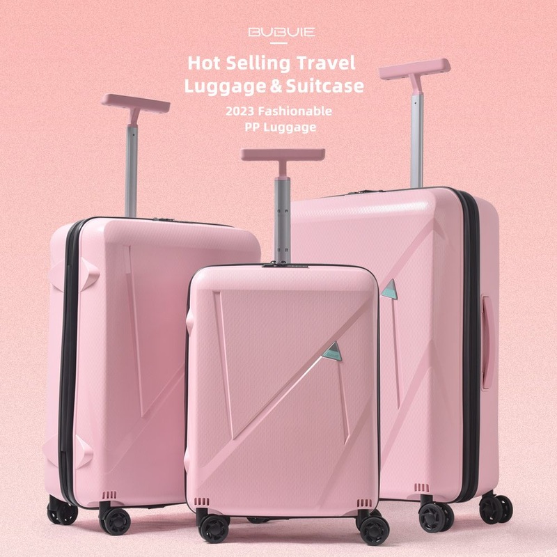 Fashion Design 20 24 28 Inch Travel Luggage Sets PP Portable Suitcase Bags Popular Maletas De Viaje Set – Hard Shell Luggage Sets and Rolling Suitcase price