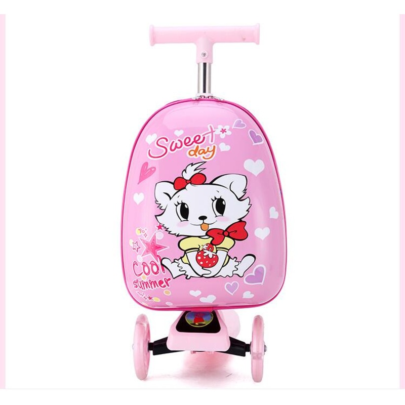 Gear up Girl Trolley Roller Backpack Kids School Bag with Wheels – Luggage and Trolley price