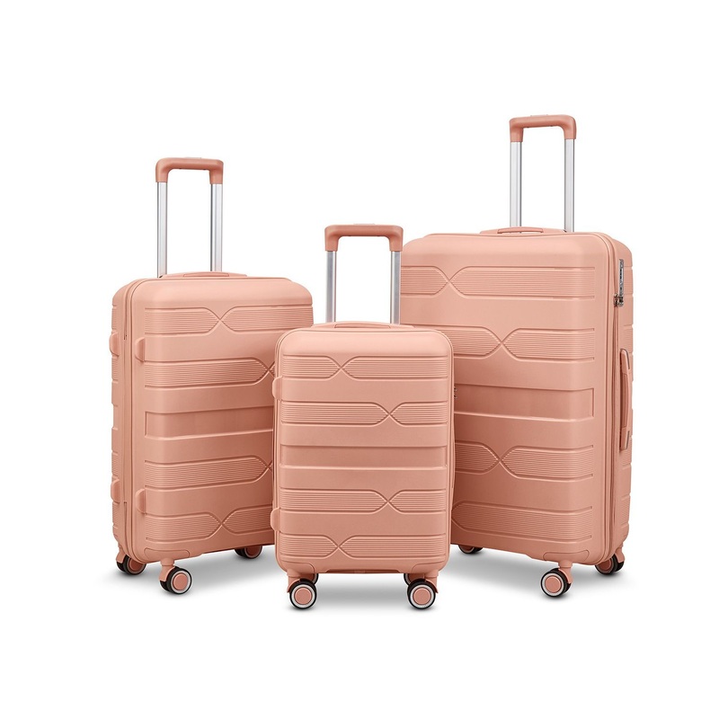 Yx16751 Fashionable Design Customization Logo Fashion Travel Luggage Business PP Zipper Trolley Hard Case with Wear-Resistant – Custom Logo and Aluminum Frame price