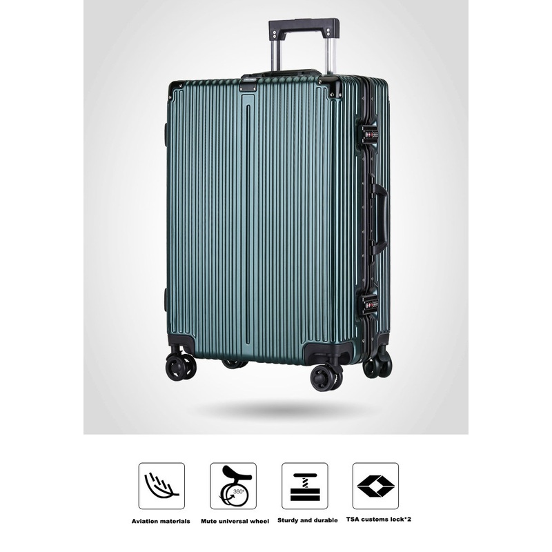 Yx16808 Wholesale Luxury Tsa Lock Trolley Luggage Bag Aluminum Frame Suitcase Custom Vintage Rolling Suitcases – Wholesale and Luxury price
