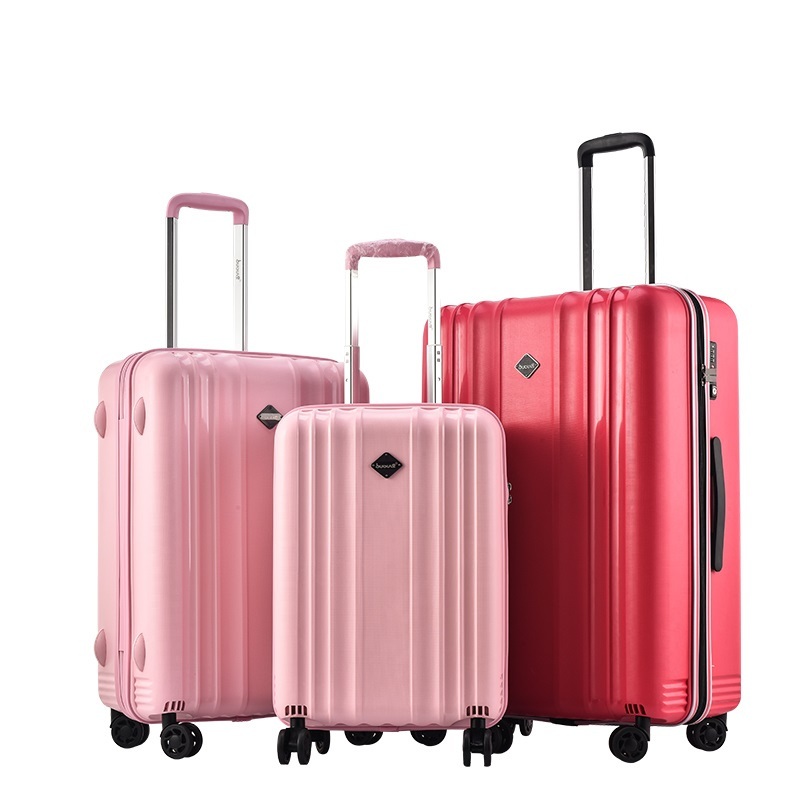 Bubule PP Suitcase Bags Hard Side Zipper Luggage Set 20 24 28 Inch Traveling Trolley Luggage – PP Luggage Set and Travel Luggage Sets price