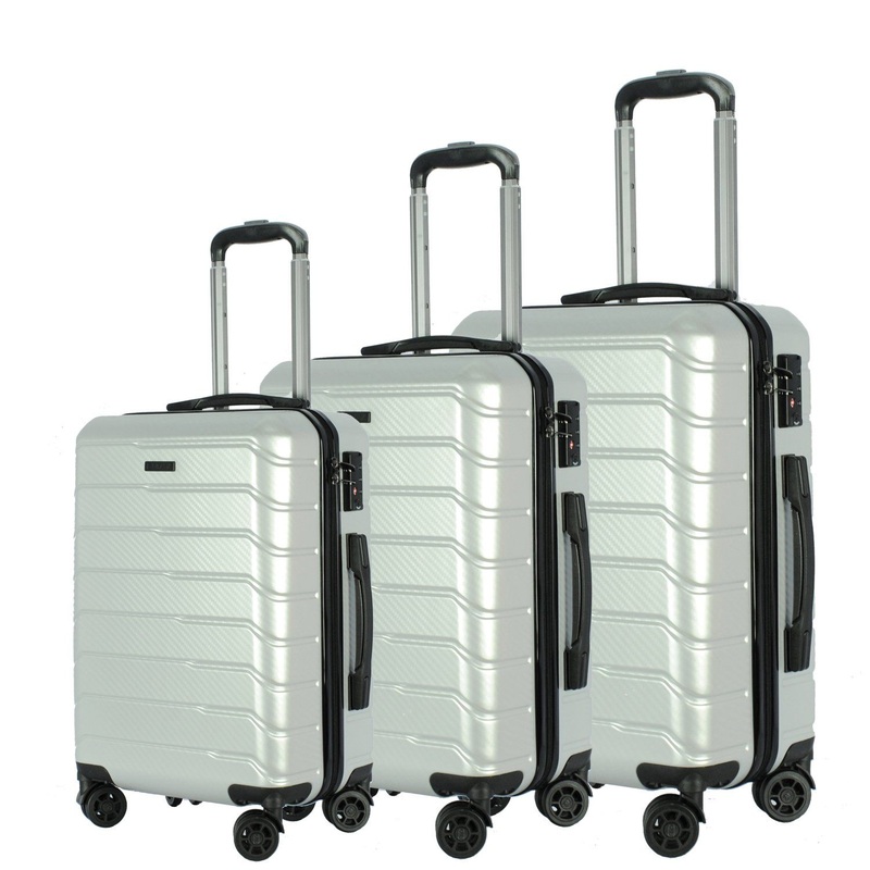 3PCS ABS+PC New Material Trolley Luggage with 4 Spinner Wheels – Luggage and Trolley Luggage price