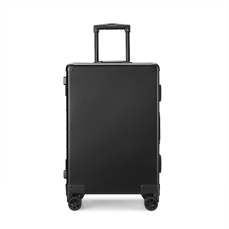 Aluminum Travel Suitcase Luggage with Double Spinner Wheels – Trolley Luggage Suitcase and Wholesale Travel Luggage price