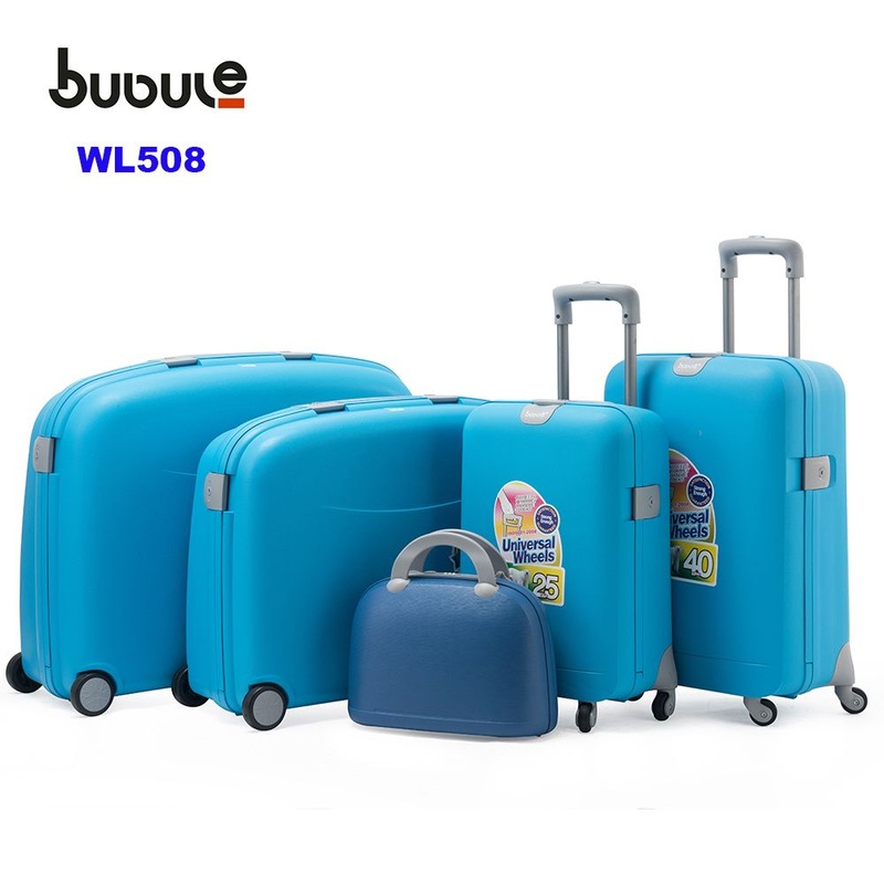 Bubule Hot Sale High Quality Custom PP 5PCS Rolling Trolley Luggage (sets WL508) – Suitcase Set and Trunk Luggage price