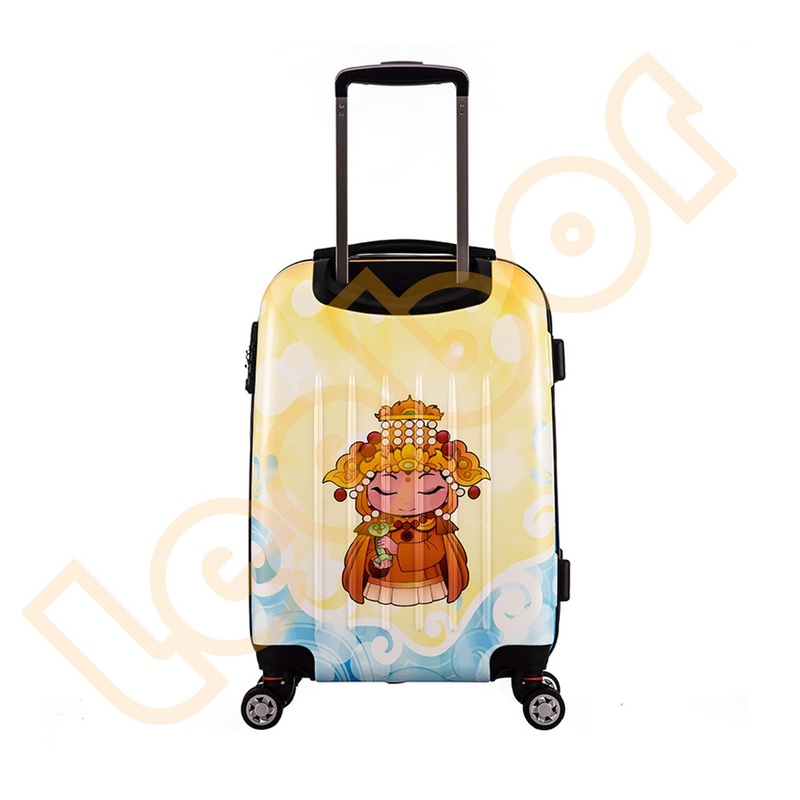 Custom Printing Hard Shell Printed Luggage Travel Suitcase Trolley Case – Suitcase and Trolley Luggage price