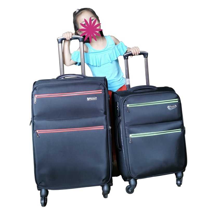 Fashion Soft Nylon Four Wheels Trolley Luggage for Travel Suitcase – Suitcase and Trolley Luggage price