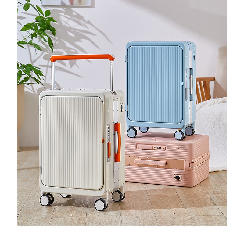 Travel Suitcase Carry on Trolley Luggage Trolley Bag 4 Wheels – Trolley Luggage and Maleta price