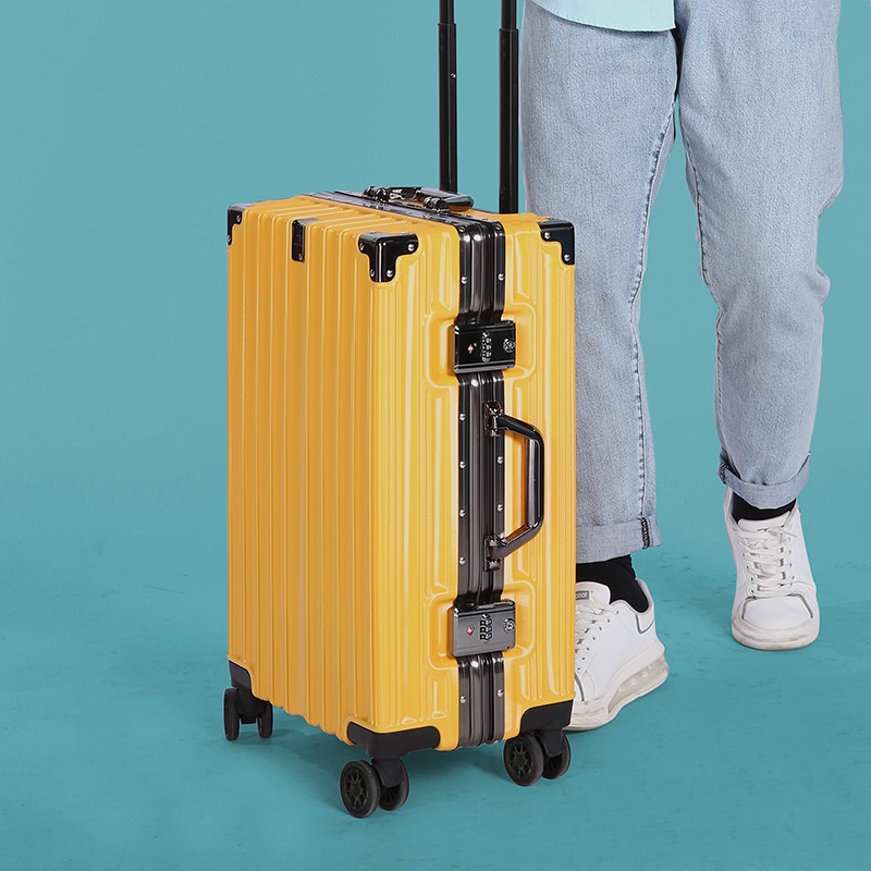 Yx16924 Custom Logo Luggage Aluminum Frame Combination Lock Suitcase – Custom Logo and Aluminum Frame price