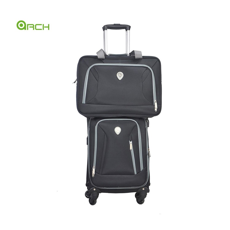 19 22 26 3PCS Set New Fashion Business Travel Trolley Light Weight Soft Luggage with Physical Scale Handle – Luggage Bag and Trolley Bag price