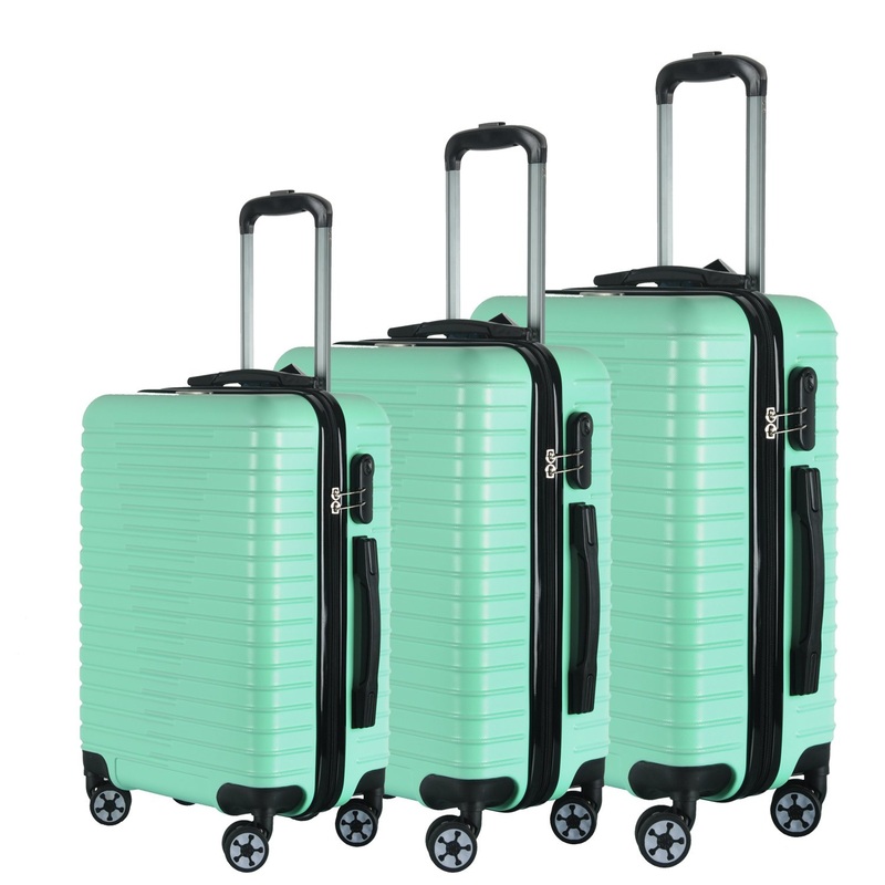 202428 ABS Hardside Aluminum Trolley Luggage Set Spinner Case – Luggage Set and Luggage price