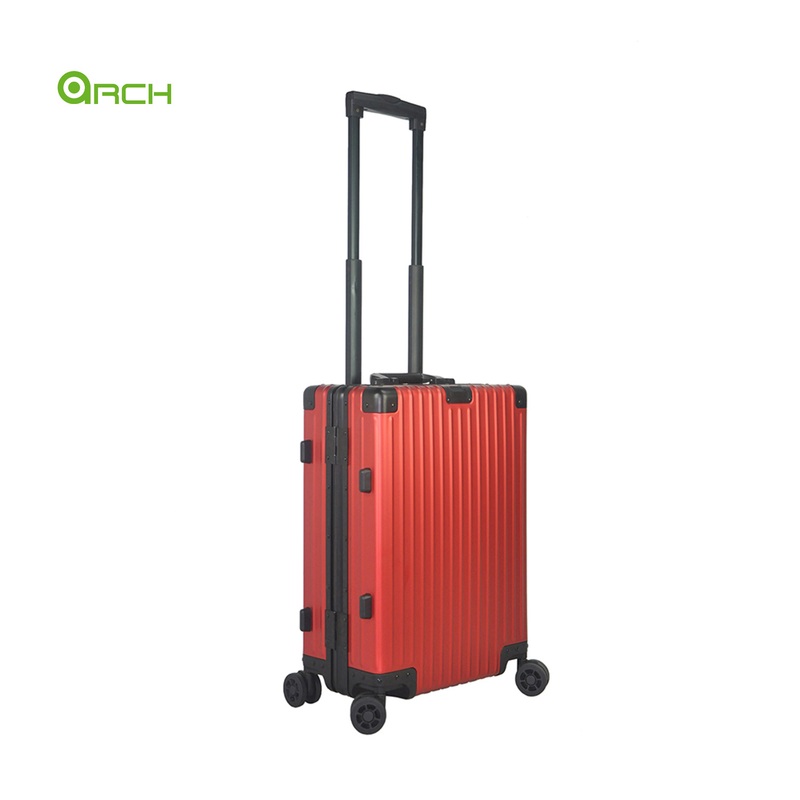 28 Fashion Aluminum Hard Case Trolley Luggage with Dual Spinner Wheels Travel Fg2217LG-L – Luggage Bag and Trolley Bag price