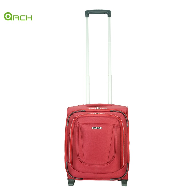 Fashion Travel Luggage Polyester Underseat Cabin Size with Aluminum Trolley System Skate Wheels Fg2122us – Luggage Bag and Underseat price