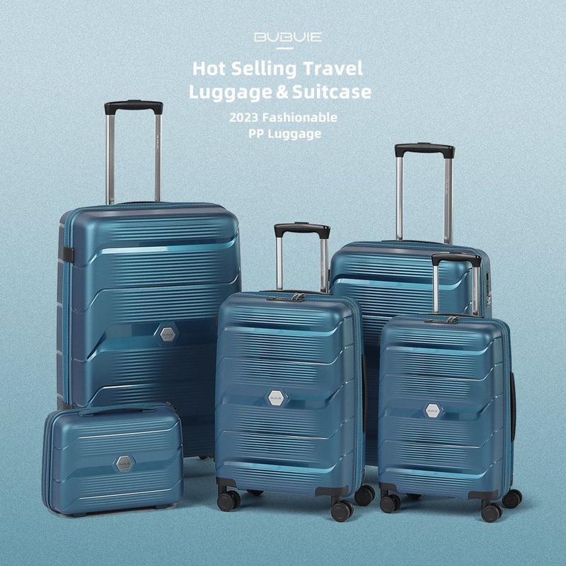 Fashion Travel Luggage with Tsa Lock PP Material Hard Side Suitcase Custom Rolling Zipper Trolley Luggage – PP Trolley Luggage Set and Large Capacity Rolling Suitcase price