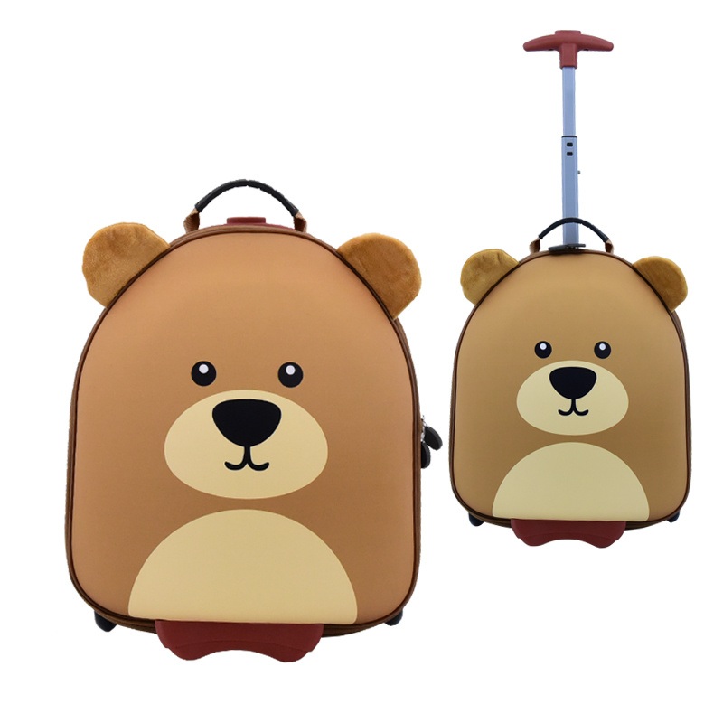 Wholesale Cartoon Cute Animal Design Kids Trolley Case Travel Luggage Bags – Luggage and Trolley price