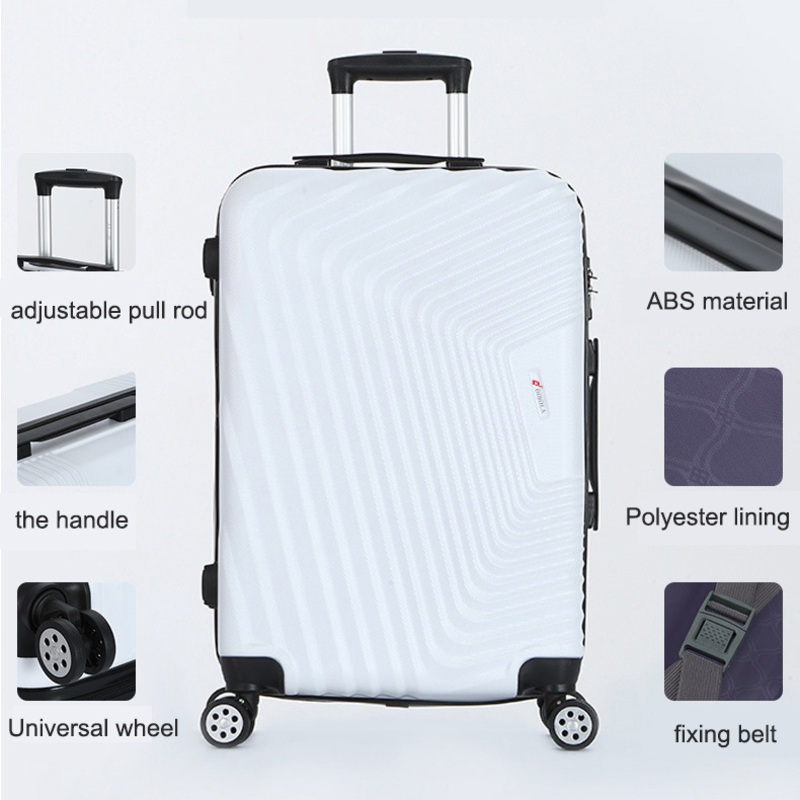 Yx16707 New Fashionable High Quality ABS with Zipper Closure Travel Trolley Suitcase Waterproof Custom Logo – New Fashionable and High Quality price