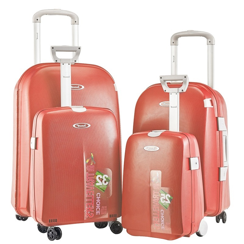 Bubule Inexpensive Carry on Luggage PP Trolley Luggage with Tsa Lock 4 PCS Rolling Luggage (sets) – Hard Shell Travel Luggage and Hard Case Carry on Luggage price