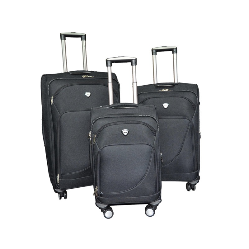 Polyester Cabin Travel Soft Suitcase with 4PCS Wheels – Luggage and Trolley Bag price