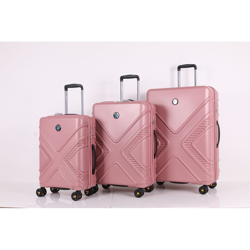 Travel Luggage Bag 3 Pieces Trolley Luggage Set Suitcase Factory Wholesale Unisex Style Spinner Lock Colorful Material – Bag and Suitcase price