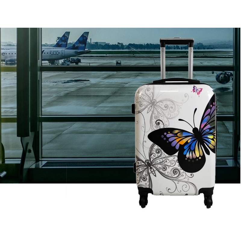Wholesale ABS+PC Travel Bag Butterfly Luggage Sets Trolley Luggage – Luggage and Trolley price
