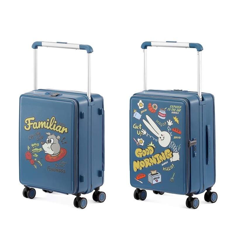 20 Inch PP Custom Fashion Wide Trolley Luggage Two Side Open Luggage with Large Capacity Ml03 New Design Luggage – Wide Trolley Luggage and 20 Inch Travel Suitcase price