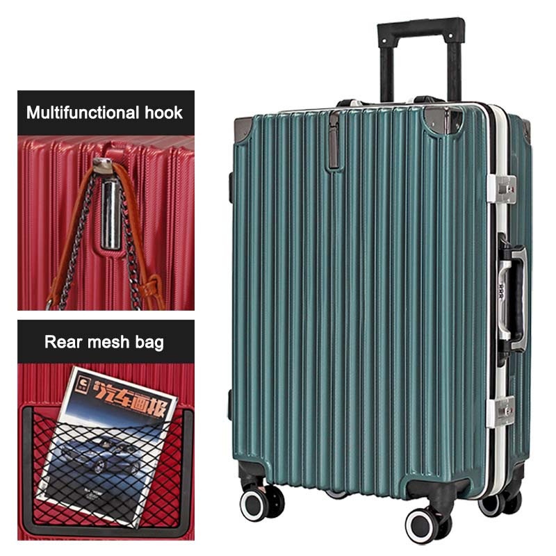 Aluminum-Framed Suitcase Luggage Student Pull Rod Case Large with Universal Wheels – Luxury Luggage and Hard Luggage ODM price