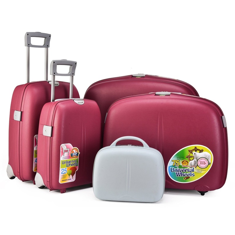 Bubule Factory Branded Custom PP 5 PCS Cheap Price Waterproof Trolley Luggage (sets DL507) – Trunk Suitcase and Luxury Suitcase price