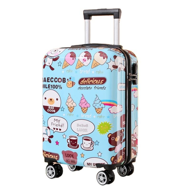 Childrens Stroller Fashion Travel Trolley Case Cute Pattern Boarding Case Unisex Suitcase – Luggage Set and Travel Bag price