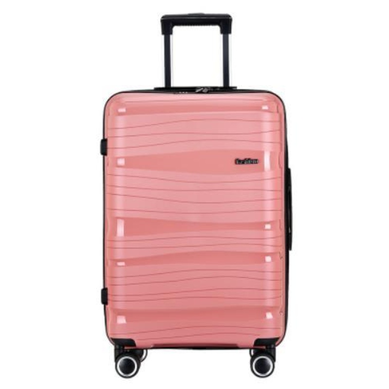 Custom PP Suitcase Hand Carry on Travel Trolley Luggage Bag Cheap Suitcase with External Wheels – PP Suitcase and Carry on Travel Trolley price