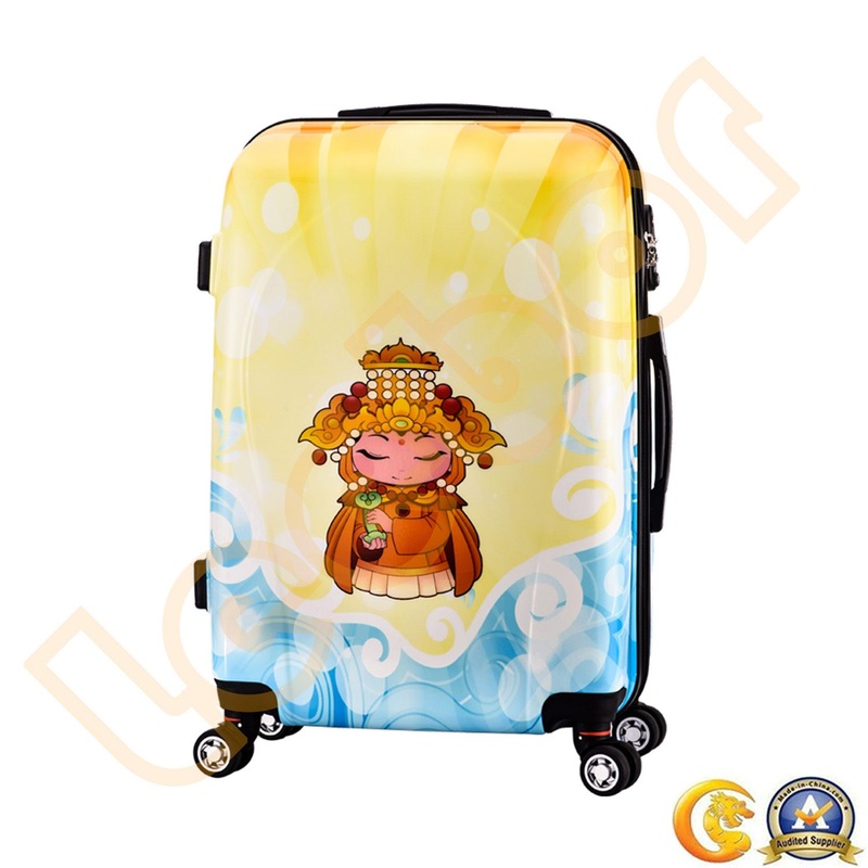 Hot Sale Luggage Good Quality Printing New Design 8 Wheels Suitcase – Suitcase and Luggage price