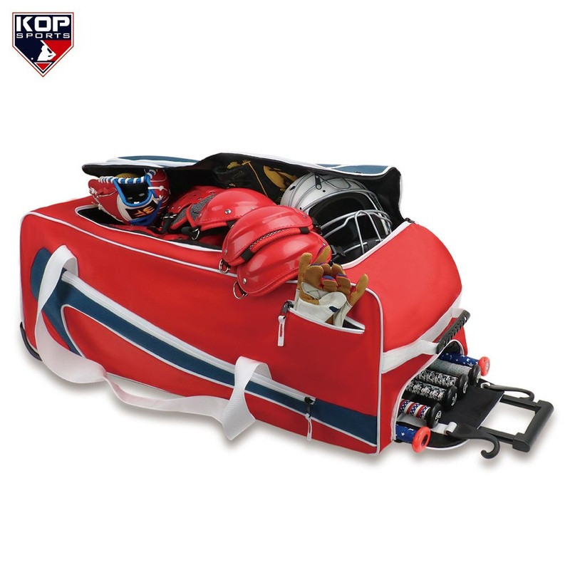 Kopbags Wholesale Custom Baseball Rolling Bag Baseball Duffle Bag with Wheels – Baseball Bag and Baseball Duffle Bag price
