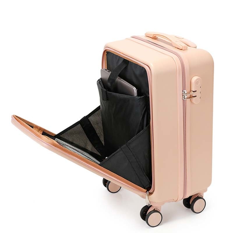 Multifunctional Front Opening ABS Luggage for Laptop and iPad Fashion Business Travel Suitcase – Laptop and ABS Luggage price