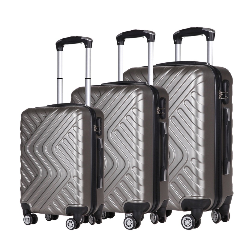 New Fashion ABS/PC Material Cheap Trolley Luggage Trolley Case Bag-8080 – Trolley Case and Travel Bage price