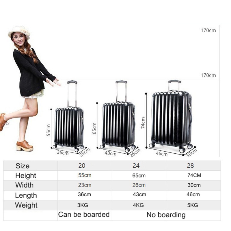 Yx16712 Hotsale Newest Design Trolley Zipper Luggage High Quality Suitcase with 360 Degree Wheels – Hotsale and Newest price