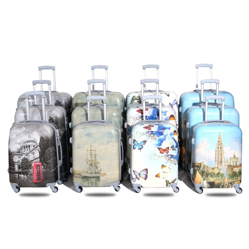 20/24/28 Colorful New Design Fashion Classical PC Printing Travel Luggage Suitcase – Travel Luggage Suitcase and PC Printing Travel Luggage Suitcase price