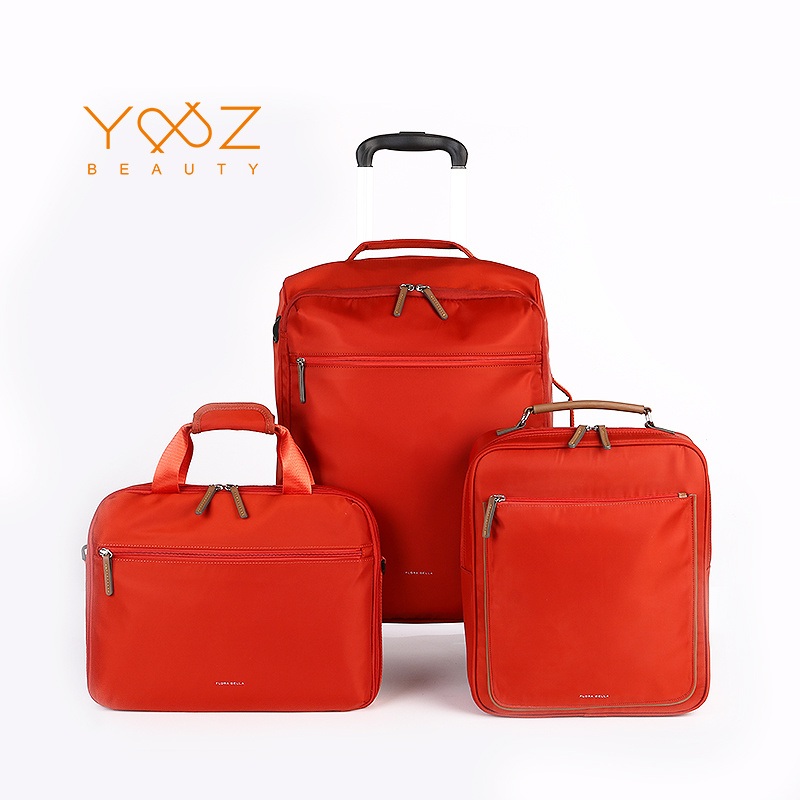 2022 New Design Polyester Suitcase Beauty Case 4 Pieces Set Tsa Lock Anti-Theft Luggage – Luggage and Trolley price