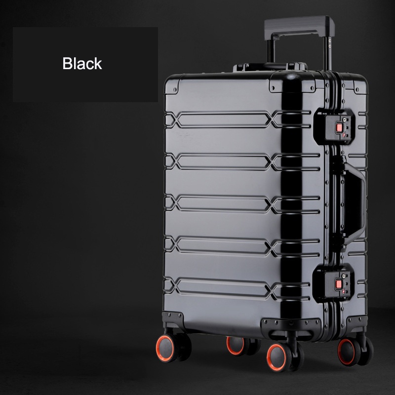 Custom Logo Aluminum Alloy Baggage Travel Trolley Luggage Suitcase Universal Wheels – Luggage and Suitcase price