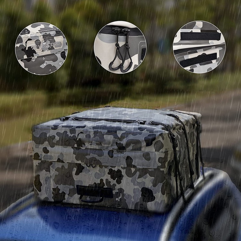 Leyi 13 Cubic Rooftop Cargo Carrier Car Roof Boxes Bags Vehicles Storage Roof Rack Bag, Any Car Roof Travel Bag – Fashion Bags and Waterproof Bag price