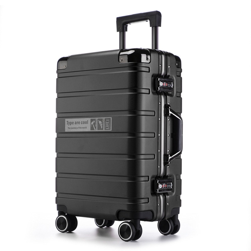 New Design Aluminum Frame Suitcase Carry on Luggage Travel Aluminum Luggage – Aluminum Suitcase and Aluminum Luggage Suitcase price