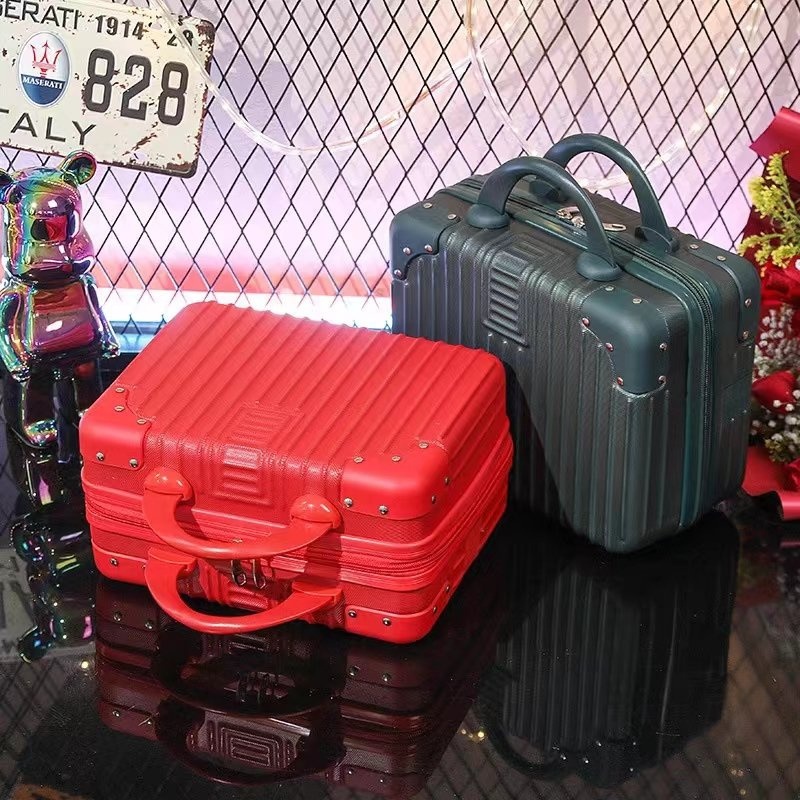 14 16 Inch Mini Hard Shell Cosmetic Case ABS PC Luggage Travel Portable Carrying Makeup Storage Box Bag Suitcase – Cosmetic Case Makeup Storage Box Luggage and ABS PC Luggage Hardshell Luggage Suitcase price