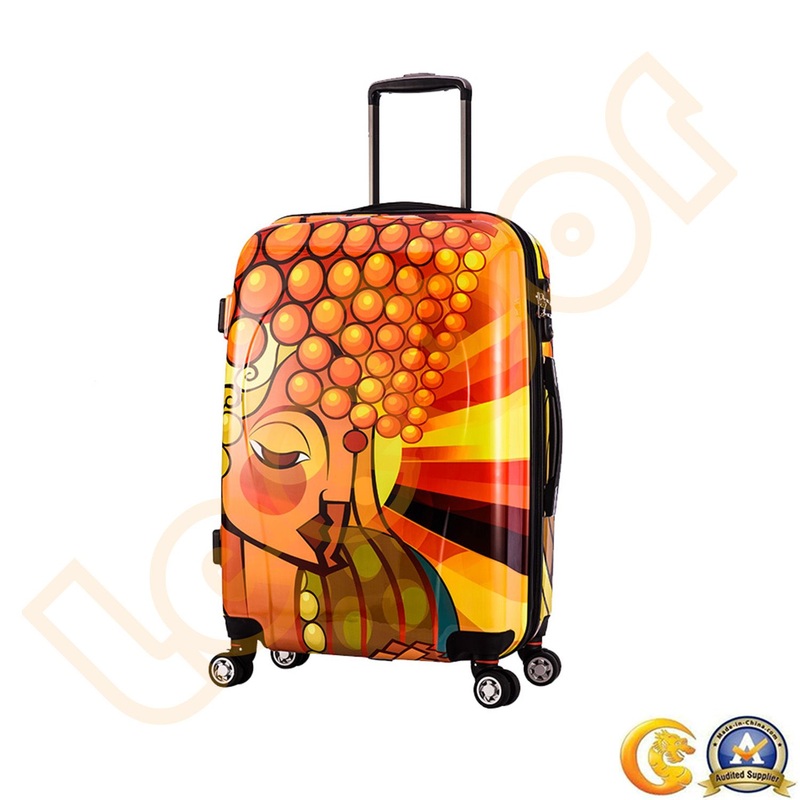 Advertise Luggage Case Rolling Trolley Baggage ABS Suitcase with Printing – Trolley Luggage and Trolley Suitcase price