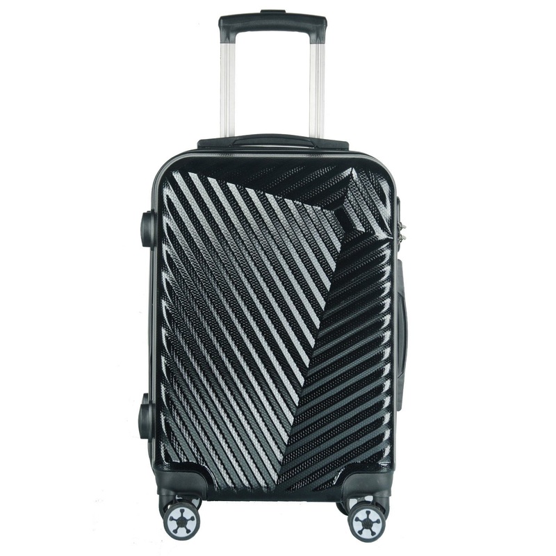 Black Water Proof Trolley Case Fashion Spinner Travel Luggage – Luggage and Luggage Set price