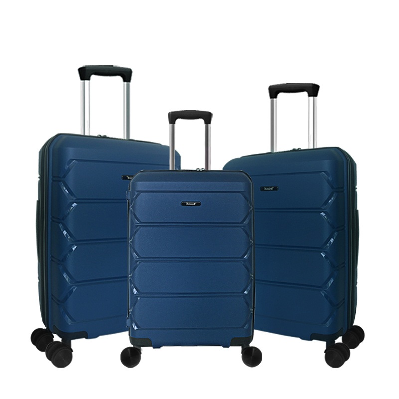 Bubule PP Material 3PCS Big Size Zipper Valise High Quality Classic Luggage Set with Tsa Lock Universal Wheels – PP Luggage and Suitcase price