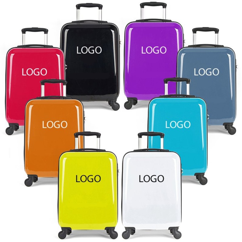 Custom Logo Cheap Multicolor Travel Trolley Cases Bag PC Zipper Carry-on Luggage Suitcases Sets – Suitcase and Trolley Luggage price