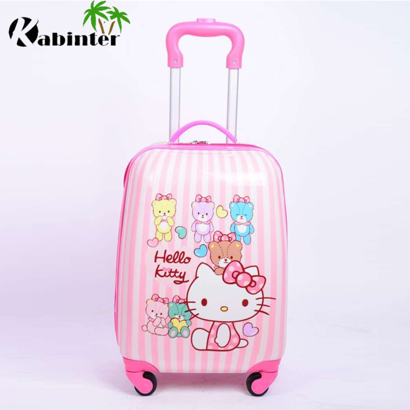Durable Trolley Luggage Cute Parttern Luggage Bag School Bag Luggage with 4 Wheels – Carry on Luggage and Luggage Bag price