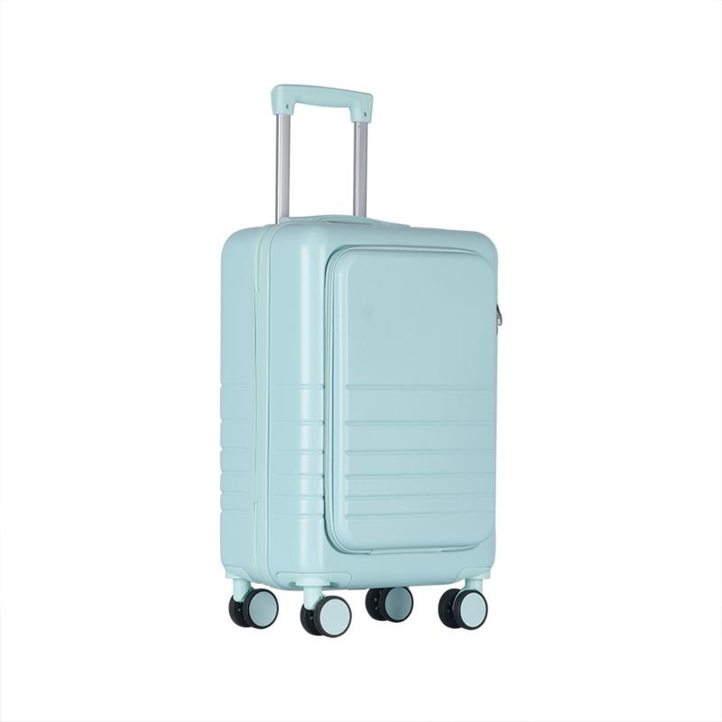 Factory Luxury Front Opening Laptop Business Travelling Case High Quality Travel Smart Suitcase – Luggage and Front Open Luggage price