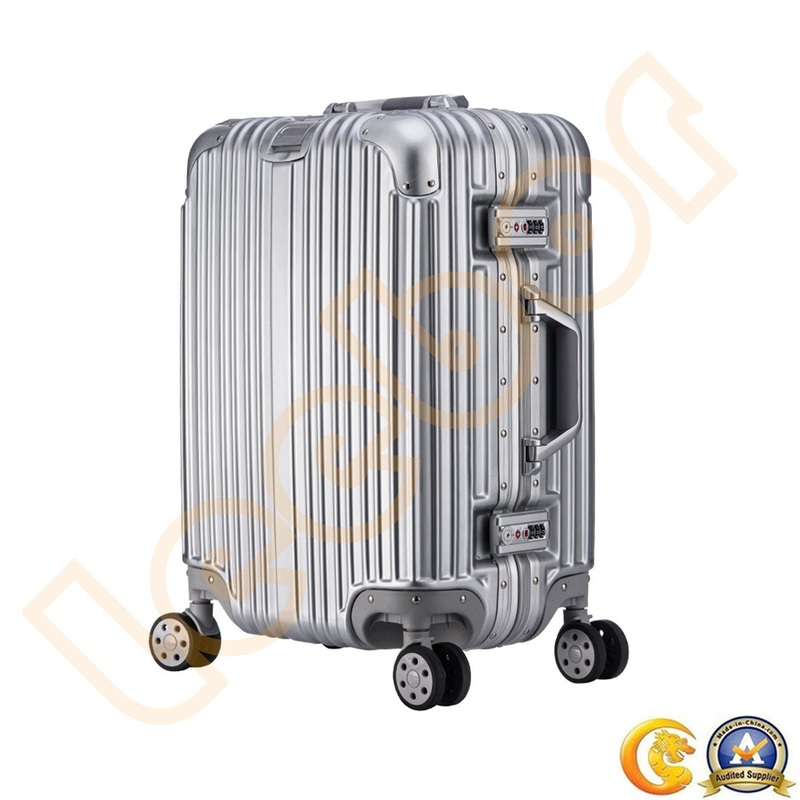 Hot Sale Aluminium Polyester Shopping/Business/Travel Trolley Luggage – Trolley Luggage and Aluminium Luggage price