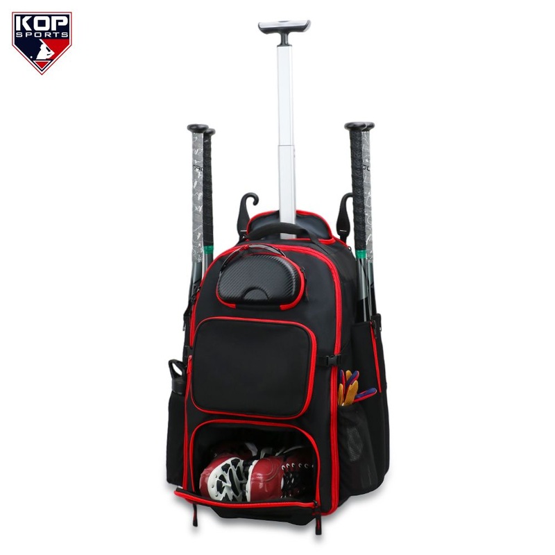 Kopbags Wholesale Custom Baseball Wheel Bag Outdoor Softball Sports Backpack – Baseball Bag and Baseball Duffle Bag price