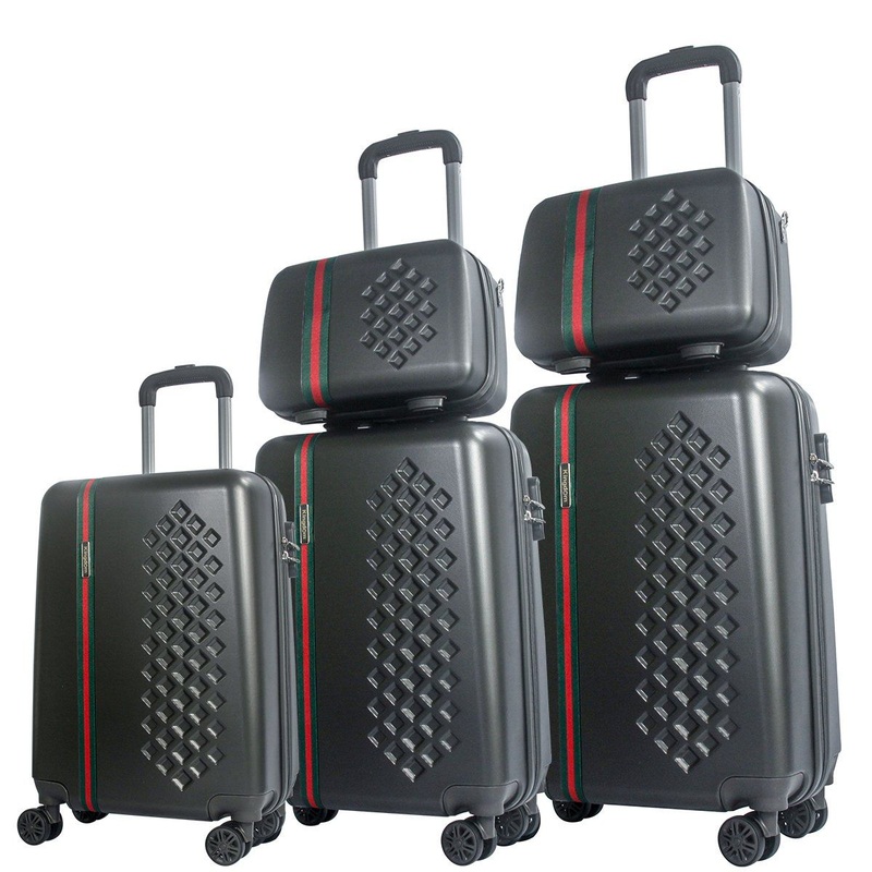 Plastic Hard Plastic Luxury Luggage Set Trolley Bag Carry on Suitcase Luggage – Suitcase and Trolley Luggage price
