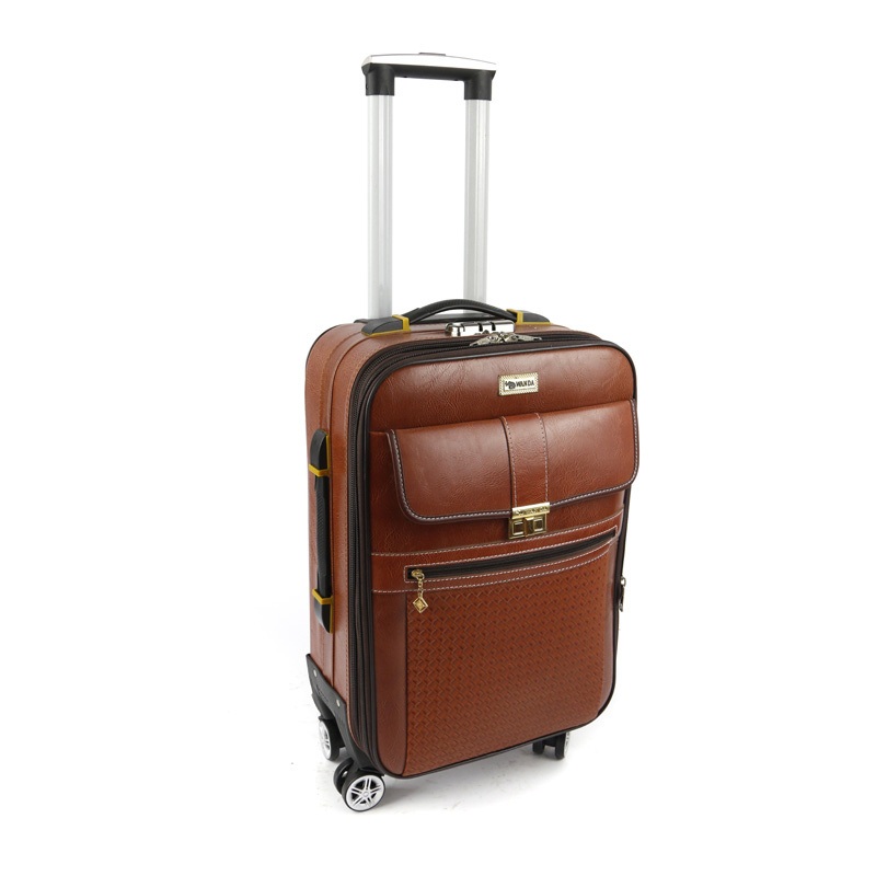 PU Wheeled Trolley Travel Luggage Suitcase Case Bag – Luggage Box and Trunk price