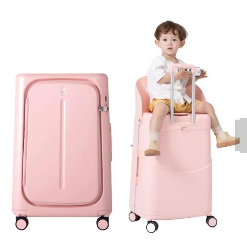 Ride on Luggage for Kids PP Material Trolley Travel Luggage with Seat for Child Travel Kids Suitcase Luggage Project Baby – Ride on Luggage ABS PP Luggage Carry on and Trolley Travel Luggage with Seat for Kids price